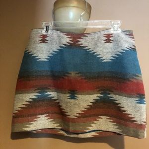 American Eagle aztec skirt